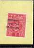 MONTENEGRO 1941 SEGNATASSE POSTAGE DUE TASSE TAXE 1 D MNH SOPRASTAMPA FORTEMENTE SPOSTATA A SINISTRA - Montenegro