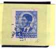 MONTENEGRO 1942 SOPRASTAMPA NERA BLACK OVERPRINTED VALORE LIRE 4 D USATO USED OBLITERE' - Montenegro