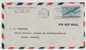 USA Air Mail Cover Sent To Denmark 11-12-1945 - 2c. 1941-1960 Covers