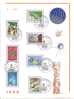 België   Varia   Filatelistische  Kaarten Y/T  1374/1380   Wetenschappen   Nieuwpoort - Souvenir Cards - Joint Issues [HK]