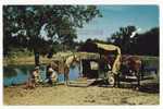 COWBOYS At NOONDAY CAMP - HORSE TRAILER  - 1959 Postcard NM - New Mexico - Other & Unclassified