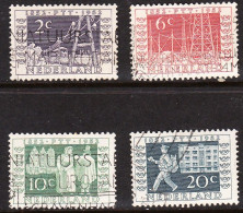 1952 Jubileumzegels 100 Jaar Rijkstelegraaf NVPH 588 / 591 - Usati