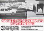 Carte De Petition - Tourisme Et Travail - Reduire Le Cout Des Transports Pour Les Vacances (23761) - Events