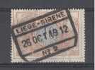 BELGIE - OBP Nr TR 28 - Spoorwegen/Chemins De Fer - Cachet "LIEGE-SIRENE Nr 2" (ref. Nr 160) - 1895-1913