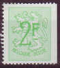 Belgique - 1972 - COB 1657a ** (MNH) - ND à Droite - 1951-1975 Heraldic Lion