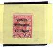 TRENTINO ALTO ADIGE 1918 SOPRASTAMPATO D´ITALIA ITALY OVERPRINTED NUOVO VALORE 10 H SU CENT. 10 C USATO USED OBLITERE´ - Trento