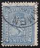 NORWAY 1867 - 4 Skilling «Coat Of Arms». Nice Quality Without Any Hidden Faults ! - Used Stamps