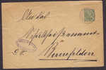 Württemberg Postal Stationery Ganzsache Entier Umschlag Cover Amtlicher Verkehr MERGENTHEIM 1893 - Postal  Stationery