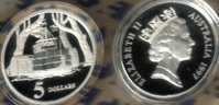 AUSTRALIA $5 STEAM SHIP MASTERPIECES IN SILVER 1997 PROOF READ DESCRIPTION CAREFULLY!! - Sonstige & Ohne Zuordnung