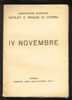 IV NOVEMBRE - IN 8^ BROSS. EDIT. ROMA 1928 PAG. 48 INTONSO - FIGURE NEL TESTO - - Autres & Non Classés