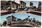 78-HOUILLES- Souvenir- Multivues-Automobiles- Citroen  Traction Et 2 CV-Renault Frégate - Houilles