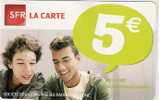 Reunion  SFR LA CARTE 5 Euro - Reunion