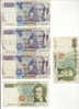 Billets De Banque Italiens 3 X 10000 Lire Et 2 X 5000 Lire (Italie) - Other & Unclassified