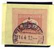 TRENTO E TRIESTE 1919 SEGNATASSE POSTAGE DUE TASSE TAXES CENT. 5 C SU 5C USATO SU FRAMMENTO USED ON PAPER OBLITERE - Trentin & Trieste