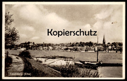 ALTE POSTKARTE LAUENBURG ELBE 1931 Fischer Fishing Boat Barque De Pêche Schleswig Holstein Cpa Postcard Ansichtskarte AK - Lauenburg