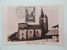 CARTE MAXIMUM  MAXIMUM CARD  EGLISE D'ORADOUR RARE FRANCE - 1940-1949
