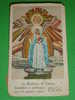 Madonna Di FATIMA -  Santino / Calendarietto Semestrino 6 Mesi - Anno 1956 - Formato Piccolo : 1941-60