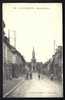 CPA  ANCIENNE- FRANCE- AILLY-SUR-NOYE (80)- RUE SAINT MARTIN AVEC BELLE ANIMATION- EGLISE AU FOND- - Ailly Sur Noye