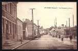 CPA  ANCIENNE- FRANCE- ST-OUEN (80)- LE PASSAGE A NIVEAU EN GROS PLAN- BELLE ANIMATION- PUB MURALE- CAFÉ "JULES" - Saint Ouen