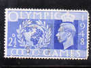 Great Britain 1948 Olympic Games 2 1/2p Used - Usati