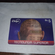 Bolivia-tecnologia Superior-(3)-(000005951017)-chip Card Used+1card Prepiad Free - Bolivië