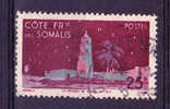 Cote Française Des Somalis N°282 Oblitéré - Used Stamps