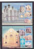 Romania - Jewish Temples 2 S/s Cinderellas MNH - Mosquées & Synagogues