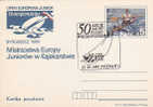 Poland 1983 Canoeing Open European Junior Championship Souvenir Card - Canoa