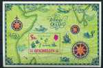 1971 Seychelles, Carta Geografica Foglietto , Serie Completa Nuova (**) - Seychelles (...-1976)