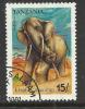 TANZANIA 1991 - ELEPHANTS 15 - USED OBLITERE GESTEMPELT USADO - Elefanten