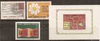 TURKEY - 1966 Stamp Exhibition, Set Is Mint Lightly Hinged *, The Souvenir Sheet Is MNH**. Scott 1711-4 - Nuovi