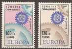 TURKEY - Mint Lightly Hinged * 1967 Europa. Scott B120-1 - Nuevos