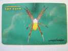 SPIDER Chip Phone Card From THAILAND Fauna Insect Animals Animaux Carte Karte - Other & Unclassified