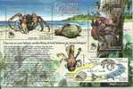 Vanuatu - Bloc Feuillet Neuf (**) - Unused S/Sheet - Coconut Crabs - Faune Marine - 2 TP - TTB - Vanuatu (1980-...)