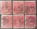 AUSTRALIA - Used Range Of Perfins King George V All Perfed DWM/Ltd, Various Settings. Couple Are Damaged - Perforiert/Gezähnt