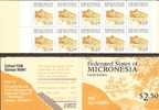 MICRONESIA - 1985 $2.50 Complete Booklet. Scott 36a. MNH ** - Micronesië