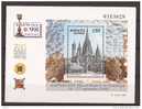 ES3557-L3917THC.España .Spain  .Espagne EXFILNA 98 CATEDRAL DE BARCELONA 1998( Ed.3557**)LUJO - Commemorative Panes