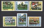 Liberia 19858 Y.T. 1015/20 MNH VF - Liberia