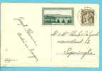 337 Op Kaart Met Stempel DAMPREMY Met Vignet SANATORIUM MAGNEE-FLERON - 1932 Ceres En Mercurius