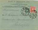 6616. Carta MADRID 1908. Adminstracion Local. Franqueo Bicolor - Storia Postale