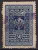 Yugoslavia 1934 Revenue, Tax Stamp - 50 Para - Dienstzegels