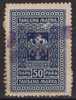 Yugoslavia 1934 Revenue, Tax Stamp - 50 Para - Service