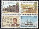 India 1997 MNH, Inter. Stamp Exhibition, Se-tenet Of 4, Transport, Ship, Heritage Building, Architecure, - Neufs