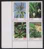 India MNH 1997, Se-tenent Block  Of 4, Medicinal Plants, Health, Medicine - Ongebruikt