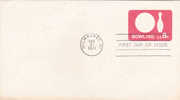 USA 1971 Bowling Prepaid Envelope - Boule/Pétanque