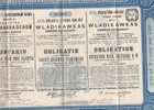 Chemins De Fer De Wladikawkas - Obligation 4% 1912 De 1000 Mark - Ferrocarril & Tranvías