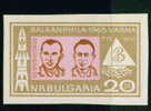 + 1622 Bulgaria 1965 Balkanphila Visit Belyayev Leonov Imp. ** MHN / COSMONAUTS ROCKET SAILBOAT / Briefmarkenausstellung - Europa
