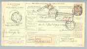 Heimat Schweiz Auslandpoststelle Domodossola 1912-01-05 Auf Paketkarte Von Milano Nach Bern - Pacchi Postali