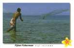 Fidji - Fiji Islands - CPM Neuve ** - Unused Post Card - TTB - Lagoon - Fishing - Pêche - N° F1019 - Figi