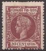 FPOO64-LA252TAN.Guinee.Guinea Español..ALFONSO   Xlll.FERNANDO POO.Alfonso Xlll.1899.(Ed 64*) Con Charnela.MAGNIFICO. - Unused Stamps